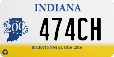 IN license plate 474CH