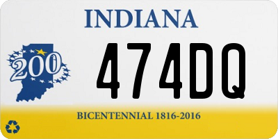 IN license plate 474DQ