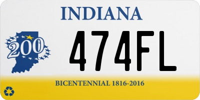 IN license plate 474FL