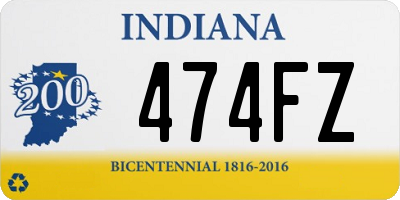 IN license plate 474FZ