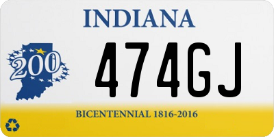IN license plate 474GJ