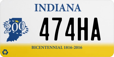 IN license plate 474HA