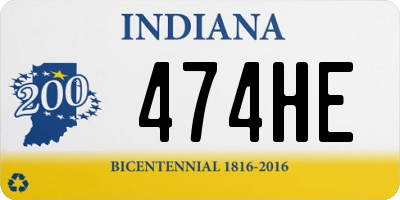 IN license plate 474HE