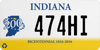 IN license plate 474HI