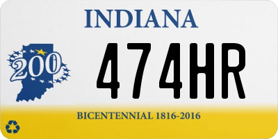 IN license plate 474HR