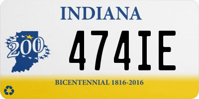 IN license plate 474IE