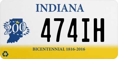 IN license plate 474IH