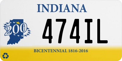 IN license plate 474IL