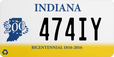 IN license plate 474IY