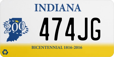 IN license plate 474JG