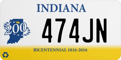 IN license plate 474JN