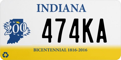 IN license plate 474KA