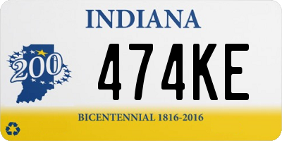 IN license plate 474KE