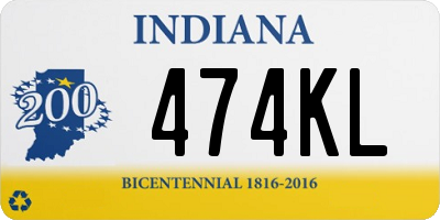 IN license plate 474KL