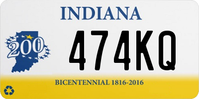 IN license plate 474KQ