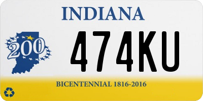 IN license plate 474KU