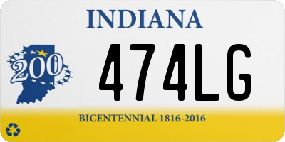 IN license plate 474LG