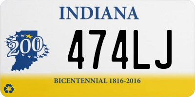 IN license plate 474LJ