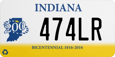 IN license plate 474LR