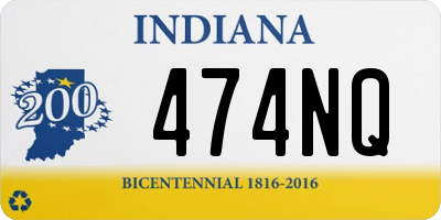 IN license plate 474NQ