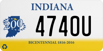 IN license plate 474OU