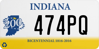 IN license plate 474PQ