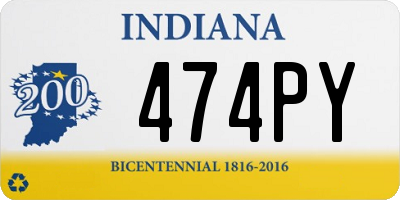 IN license plate 474PY