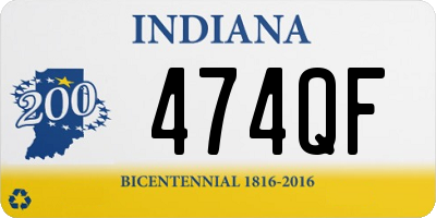 IN license plate 474QF