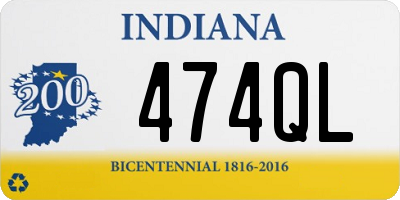 IN license plate 474QL