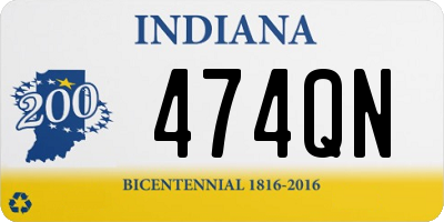 IN license plate 474QN