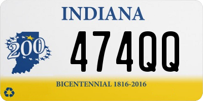 IN license plate 474QQ