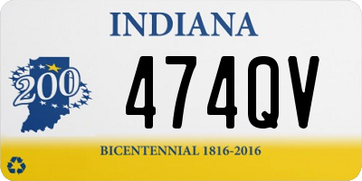 IN license plate 474QV