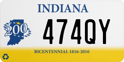 IN license plate 474QY