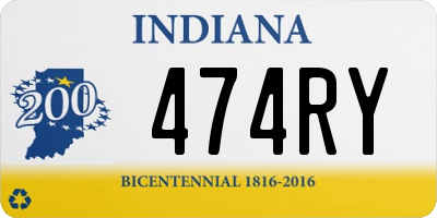 IN license plate 474RY