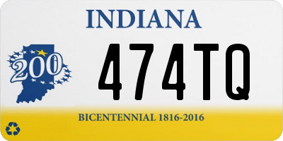 IN license plate 474TQ