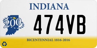 IN license plate 474VB