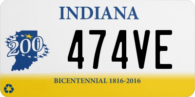 IN license plate 474VE