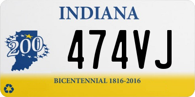 IN license plate 474VJ