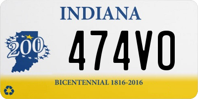 IN license plate 474VO