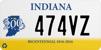 IN license plate 474VZ