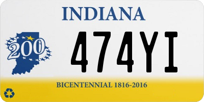 IN license plate 474YI