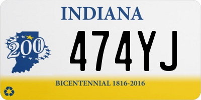 IN license plate 474YJ