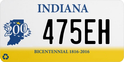 IN license plate 475EH