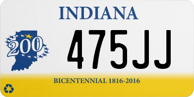 IN license plate 475JJ