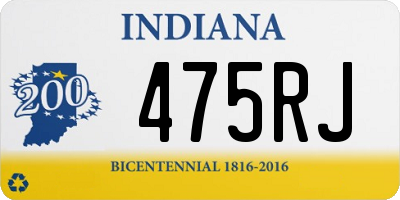 IN license plate 475RJ
