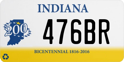 IN license plate 476BR