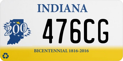 IN license plate 476CG