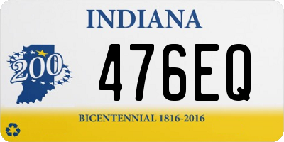 IN license plate 476EQ