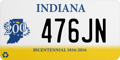 IN license plate 476JN