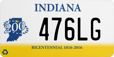 IN license plate 476LG